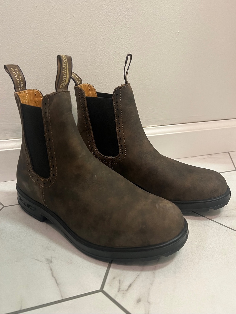 Blundstone High-Top 1351 Rustic Brown Chelsea Boot Size 10 Women's